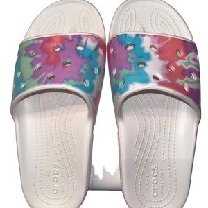 Tye Dye Crocs